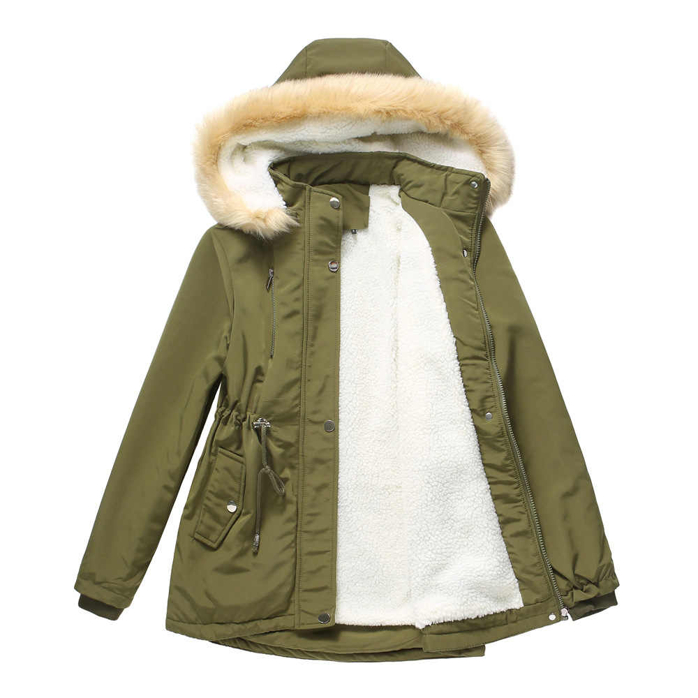 Warm Faux Fur Hooded Jacket