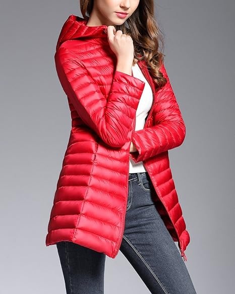 Women's Stylish Hooded Down Jacket