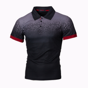 Lapel Collared Short Sleeves Polo Shirt