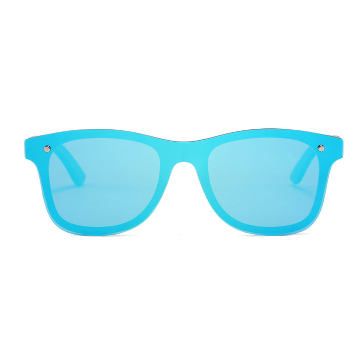 Clear Blue Timber Polarized Sunglasses