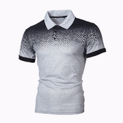 Lapel Collared Short Sleeves Polo Shirt