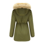 Warm Faux Fur Hooded Jacket