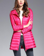 Women's Stylish Hooded Down Jacket