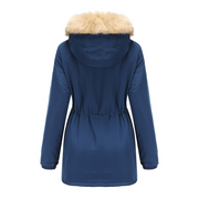 Warm Faux Fur Hooded Jacket