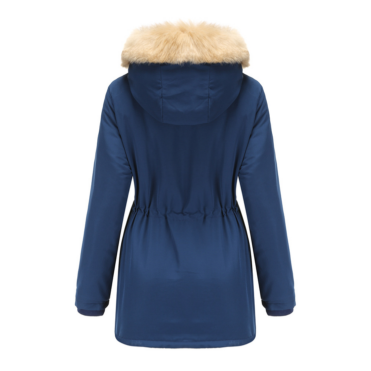 Warm Faux Fur Hooded Jacket