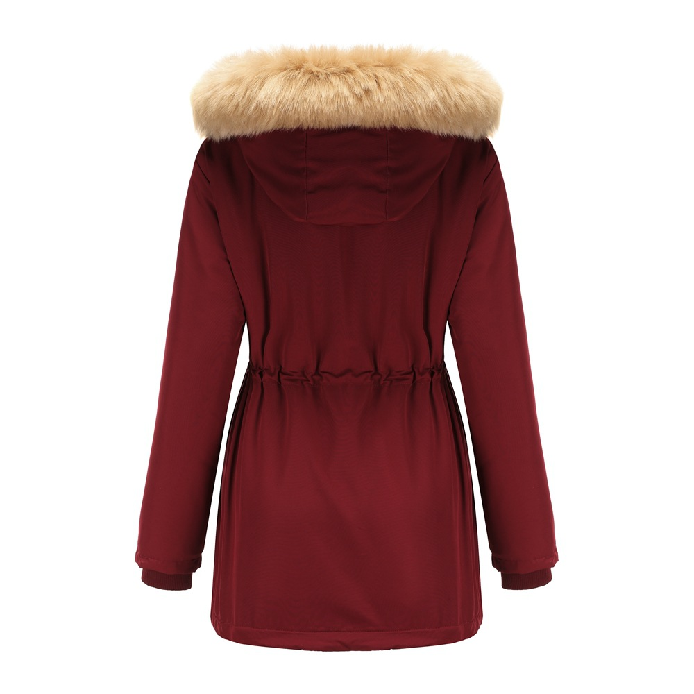 Warm Faux Fur Hooded Jacket