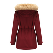 Warm Faux Fur Hooded Jacket