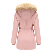 Warm Faux Fur Hooded Jacket