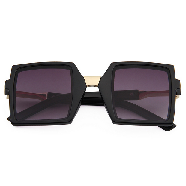 Retro Large Square Frame Sunglasses