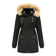 Warm Faux Fur Hooded Jacket