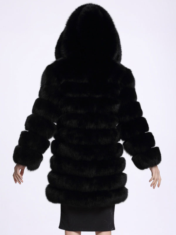 Lavish Hooded Faux Fur Winter Coat