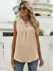 Women Casual Chiffon V-Neck Cami Top