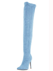 Over The Knee Pointed Toe Suede Thigh High Boots