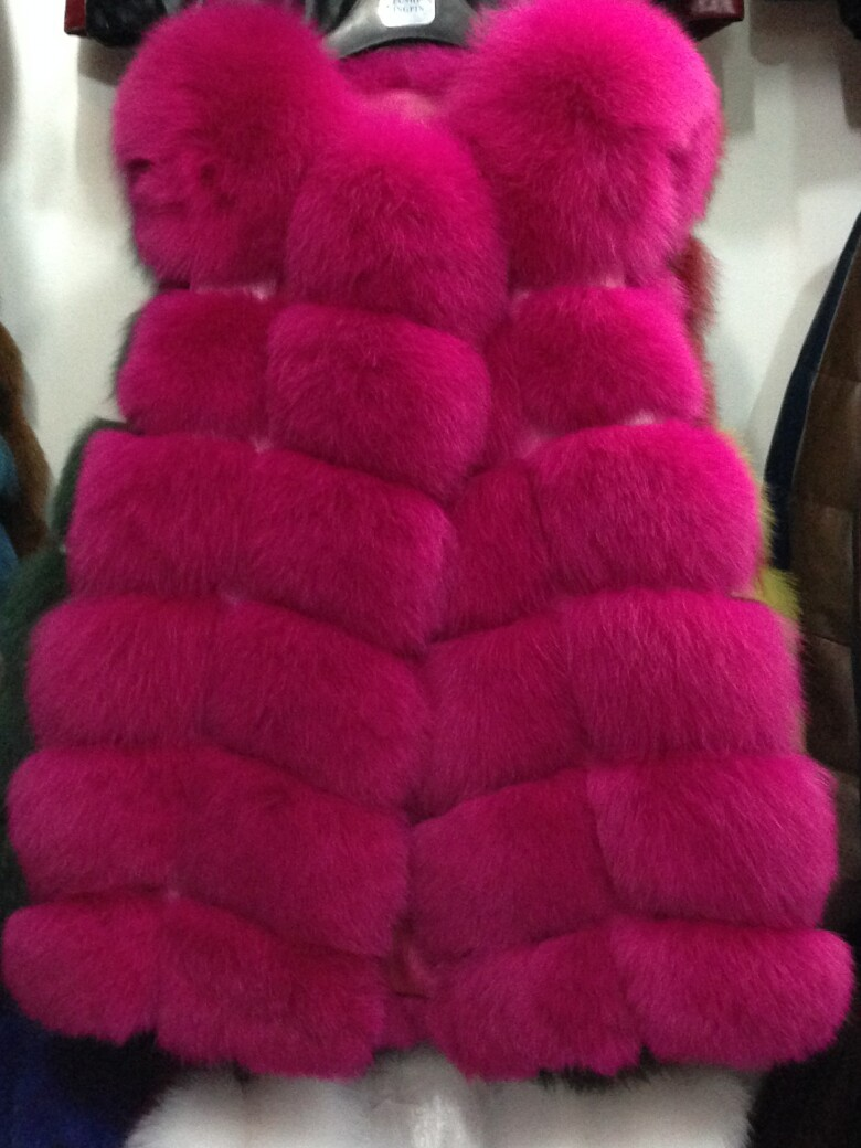 Sleeveless Faux Fur Coat