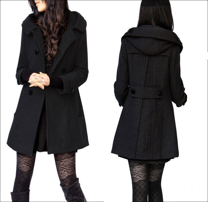 Long Sleeves Button Front Coat