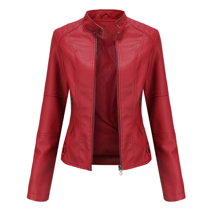 Women's Slim Leather Motorcycle Jackets