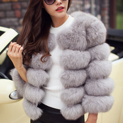 Winter Puffy Faux Fur Coat