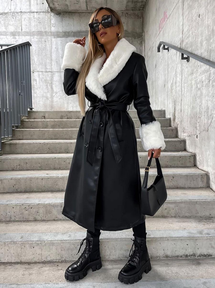 Modern Front Buttoned Trench Coat