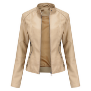 Women's Slim Leather Motorcycle Jackets