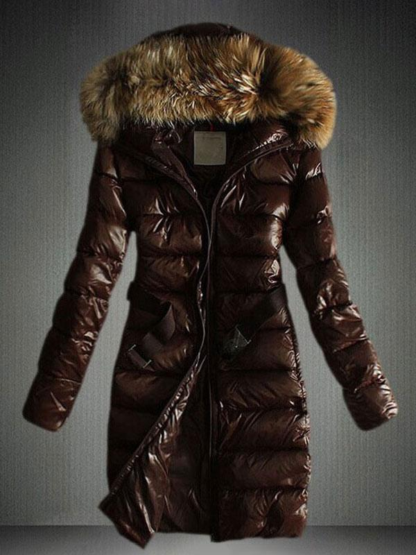 Faux Fur Hooded Puffer Coat