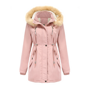 Warm Faux Fur Hooded Jacket