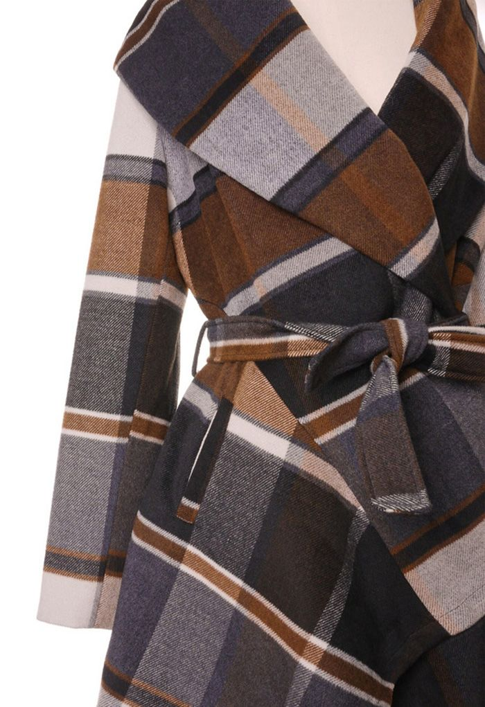 Classic Plaid Woolen Jacket