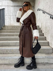 Modern Front Buttoned Trench Coat