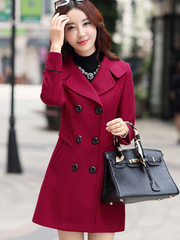 Turndown Collar Pea Coat