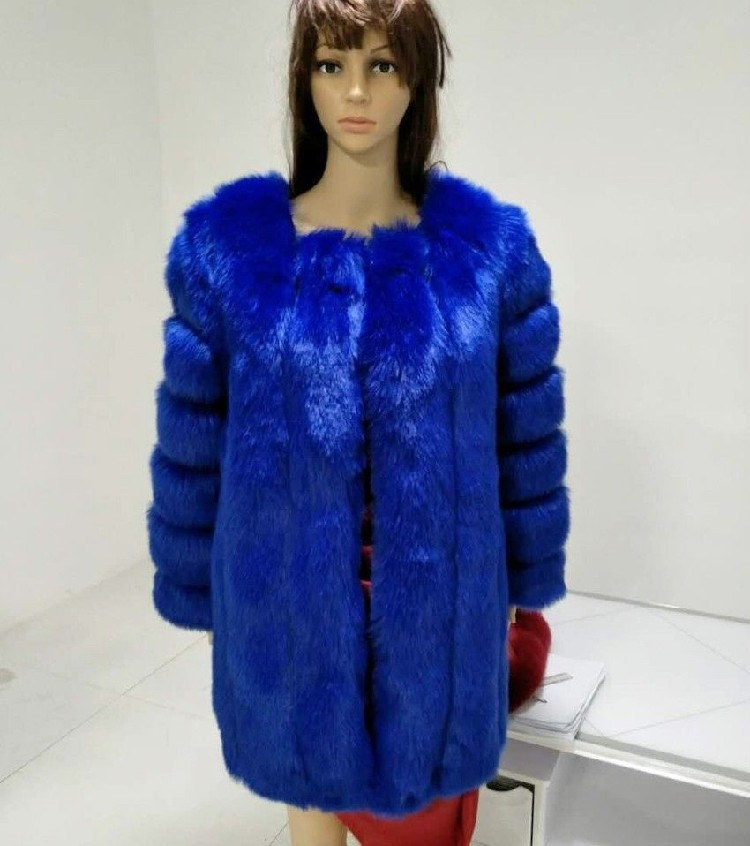 Plush Faux Fur Coat