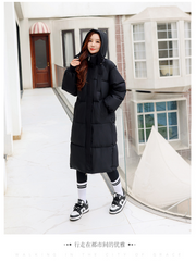 Hooded Over The Knee Puffer Coat