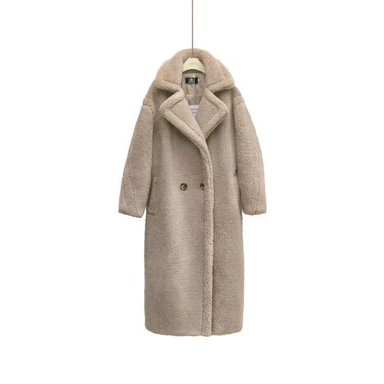 Oversized Long Teddy Coat