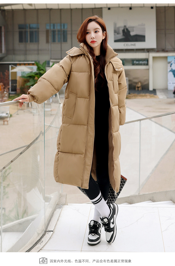 Hooded Over The Knee Puffer Coat