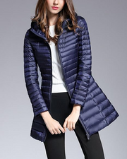 Women's Stylish Hooded Down Jacket