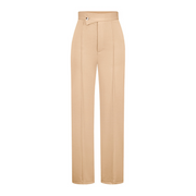 Pressed-Crease Tailored Pants