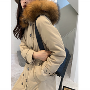 Double Breasted Belted Hooded Coat