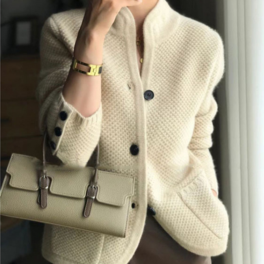 Wool-like Thick Sweater Jacket