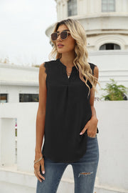 Women Casual Chiffon V-Neck Cami Top