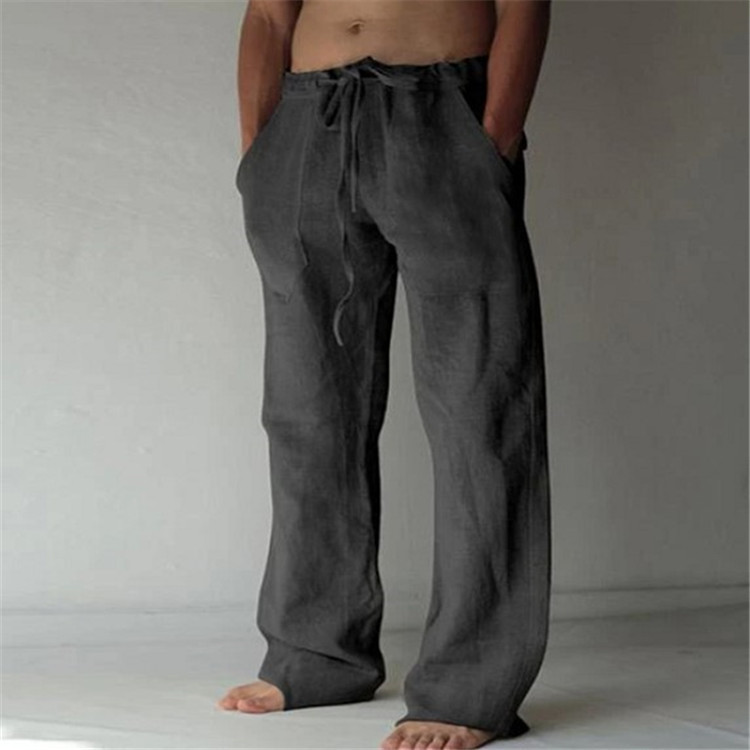 Drawstring Waist Casual Baggy Pants