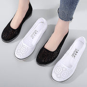 Comfortable Non-slip Hollow Lace Breathable Wedge Shoes