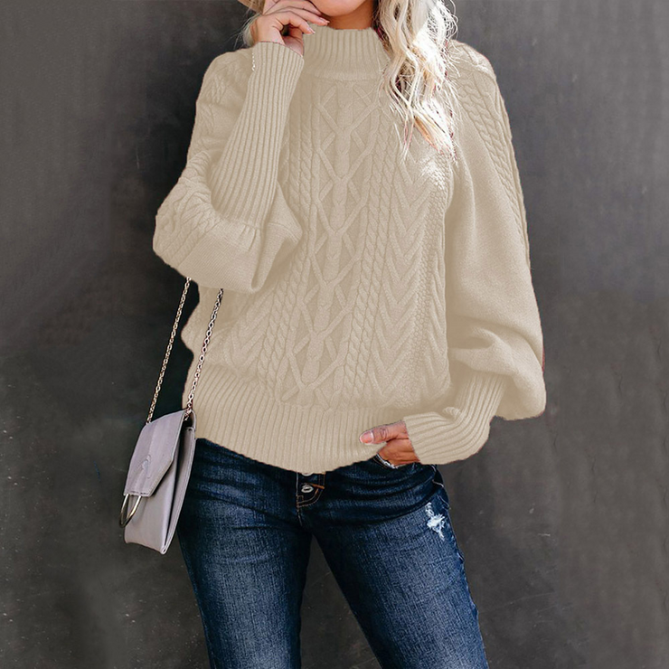 Long Sleeves Pullover Knit Sweater