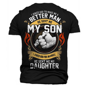 Father's Day Graphic Letter Printed T-Shirt