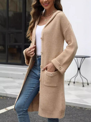 Long Sleeve V Neck Cardigan