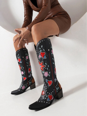 Embroidered Western Boots