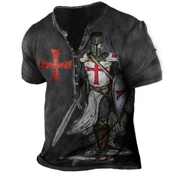 Graphic Templar Printed T-Shirt