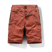 Cargo Multi Pockets Plain Casual Shorts