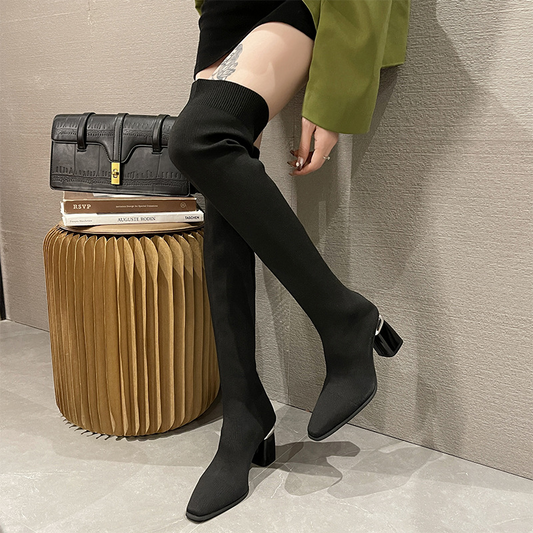 Women Minimalist Over Knee Boots