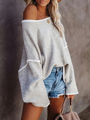 Oversized Casual Pullover Sweater