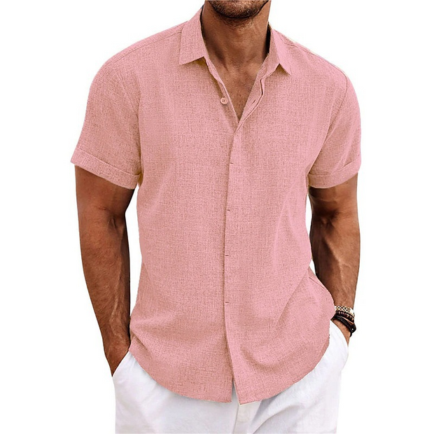 Casual Button Down Short Sleeves Shirt