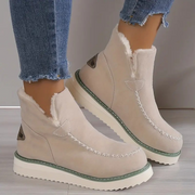 Snow Ankle Boots with Lined Platform