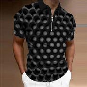 Optical Illusion 3D Printed Short Sleeves Shirt